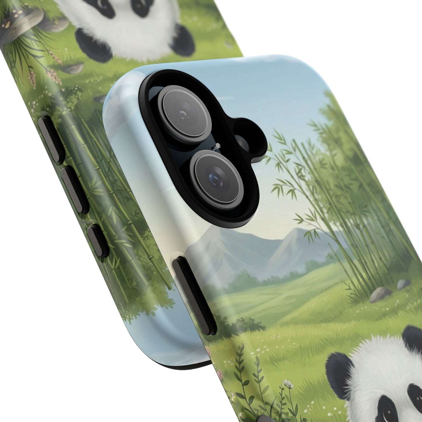 IPhone Phone Case — Cute Bamboo-Loving Panda Protective Cover