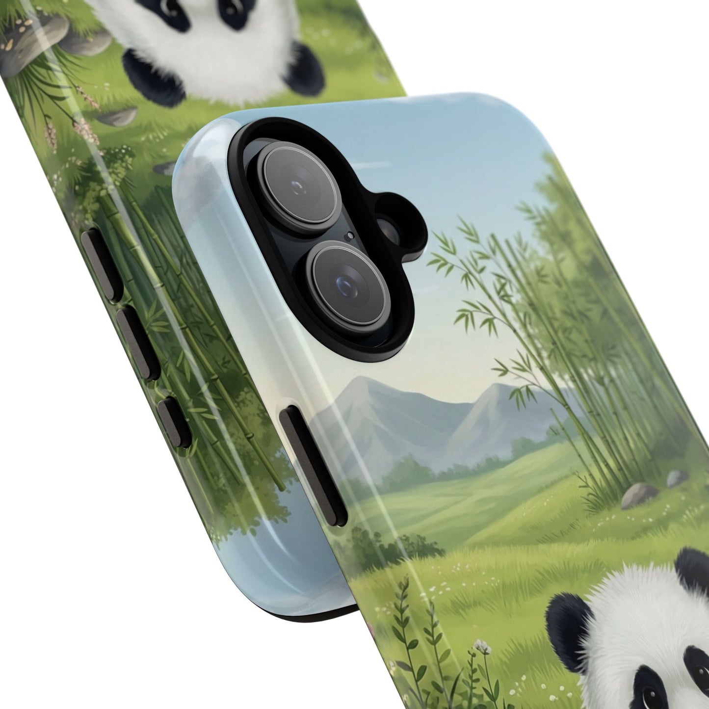 IPhone Phone Case — Cute Bamboo-Loving Panda Protective Cover