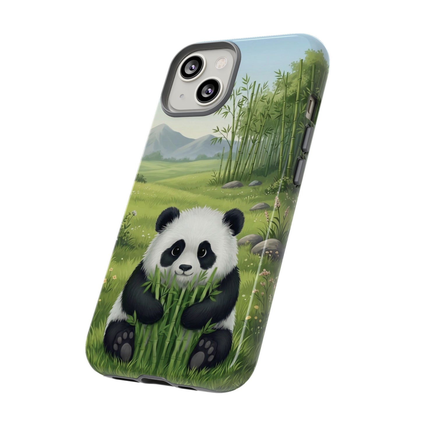 IPhone Phone Case — Cute Bamboo-Loving Panda Protective Cover