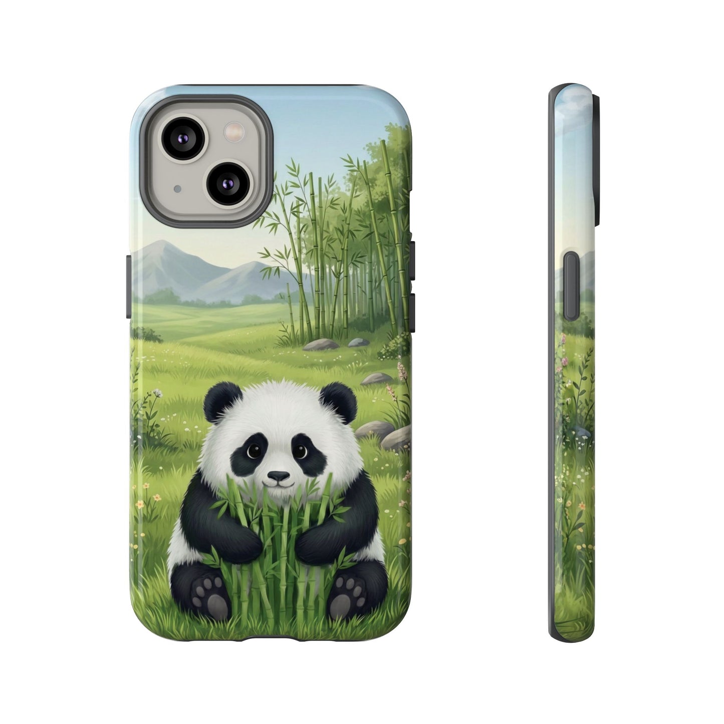 IPhone Phone Case — Cute Bamboo-Loving Panda Protective Cover