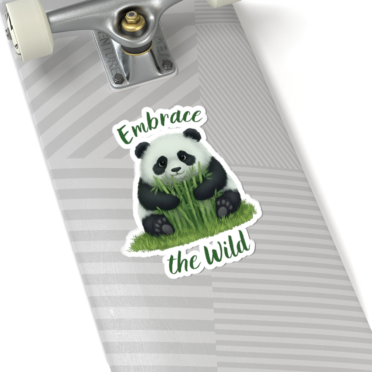 Panda Bear Kiss-Cut Sticker — Embrace the Wild Decal