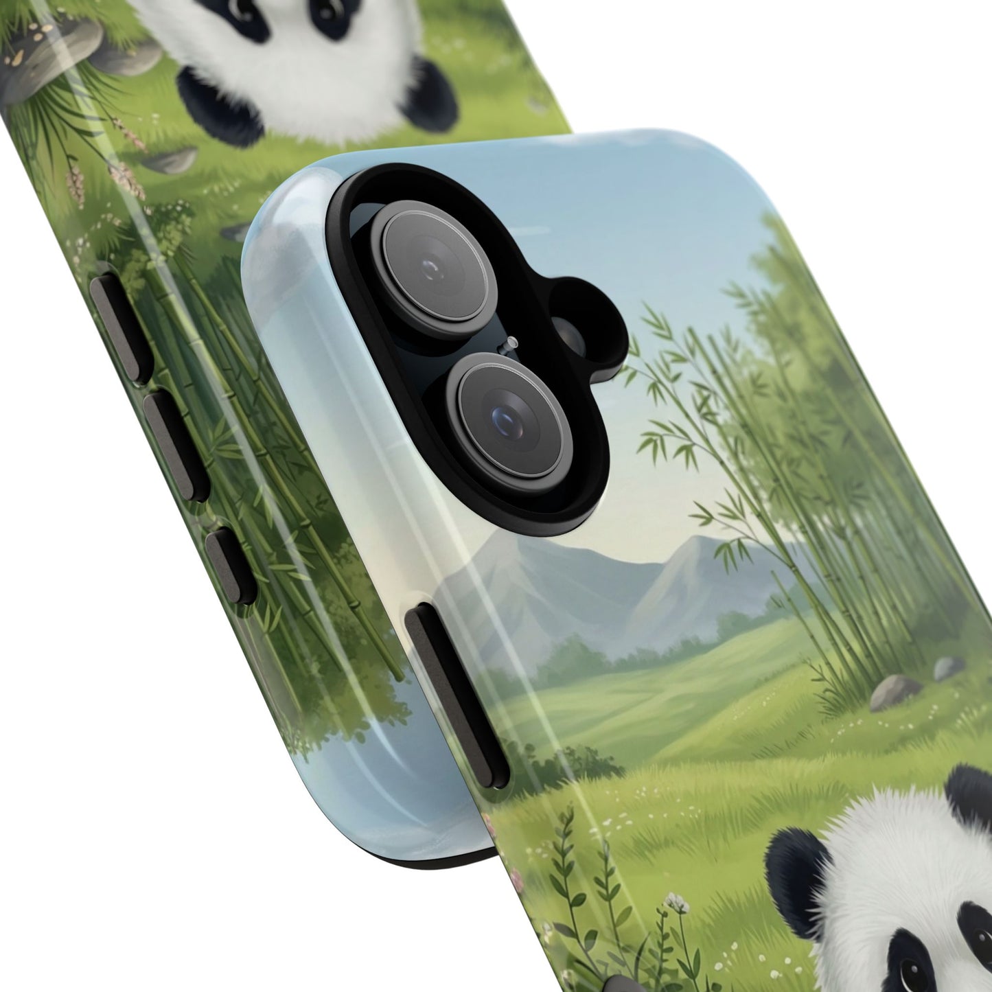 IPhone Phone Case — Cute Bamboo-Loving Panda Protective Cover