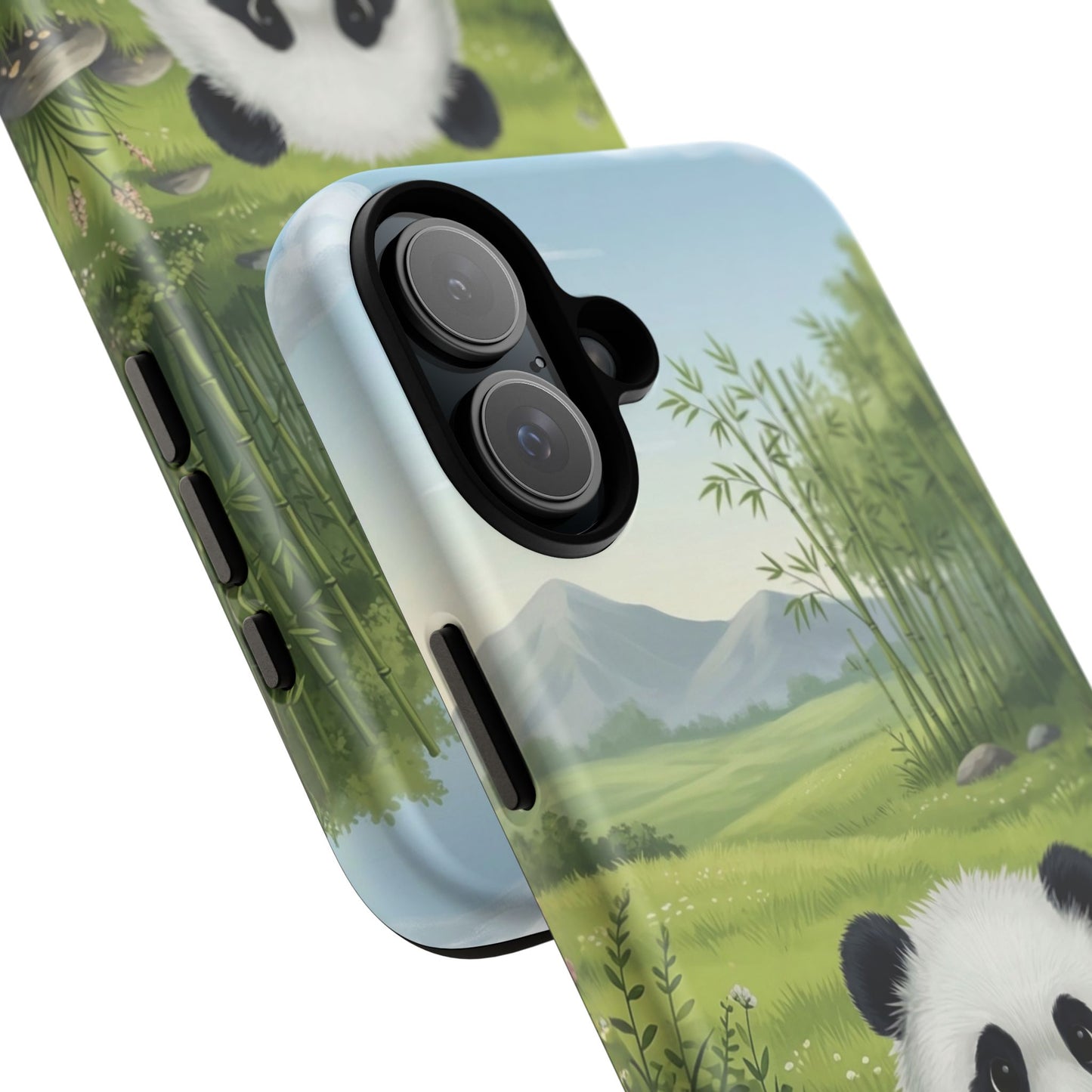 IPhone Phone Case — Cute Bamboo-Loving Panda Protective Cover