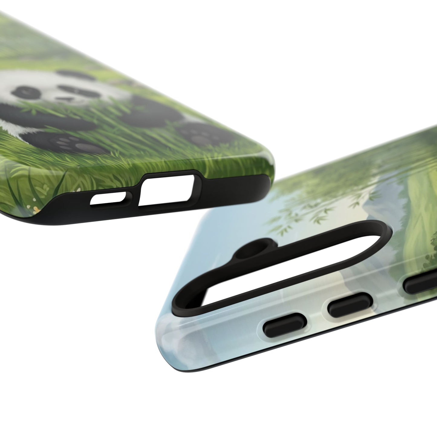 Samsung Galaxy Phone Case — Cute Bamboo-Loving Panda Protective Cover