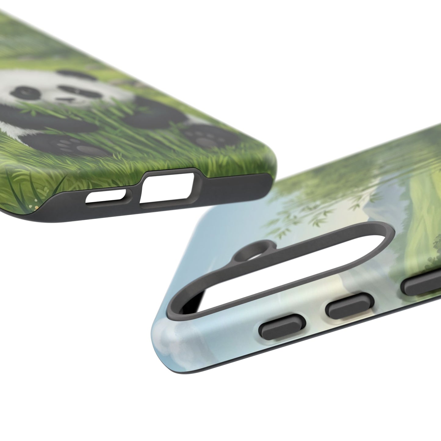 Samsung Galaxy Phone Case — Cute Bamboo-Loving Panda Protective Cover