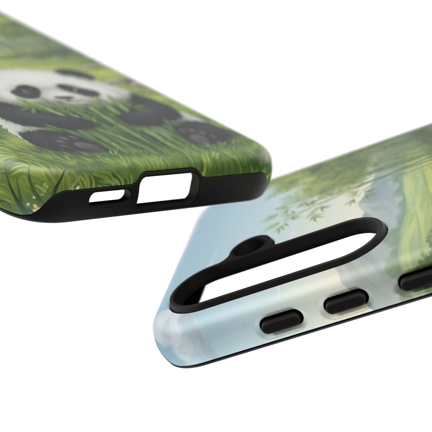 Samsung Galaxy Phone Case — Cute Bamboo-Loving Panda Protective Cover