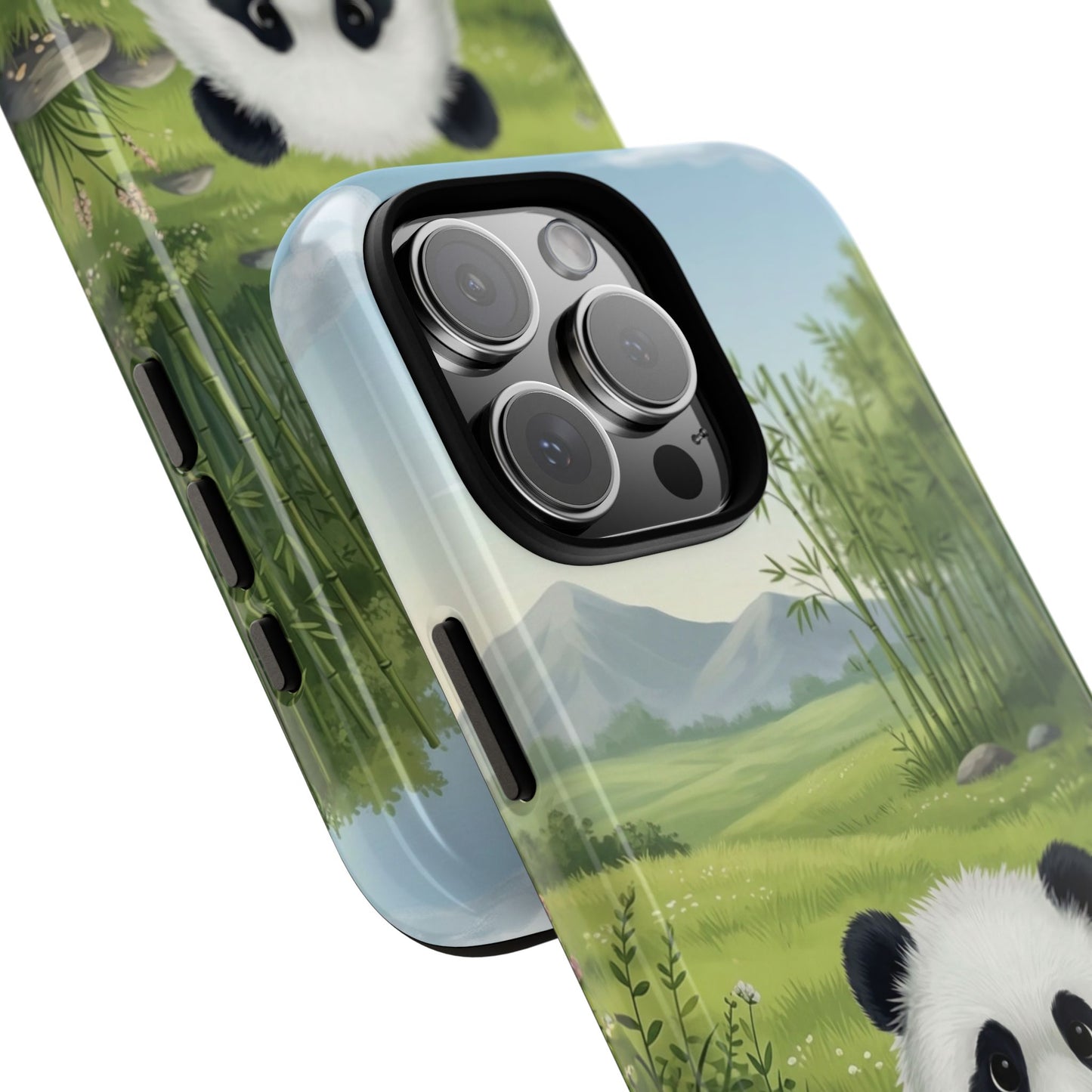 IPhone Phone Case — Cute Bamboo-Loving Panda Protective Cover