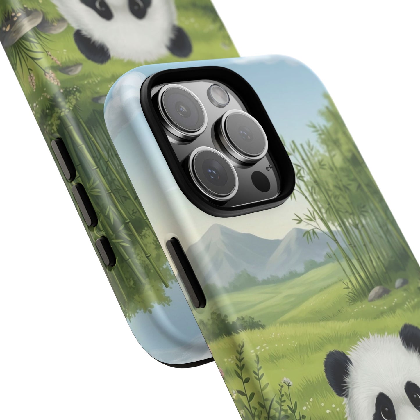 IPhone Phone Case — Cute Bamboo-Loving Panda Protective Cover