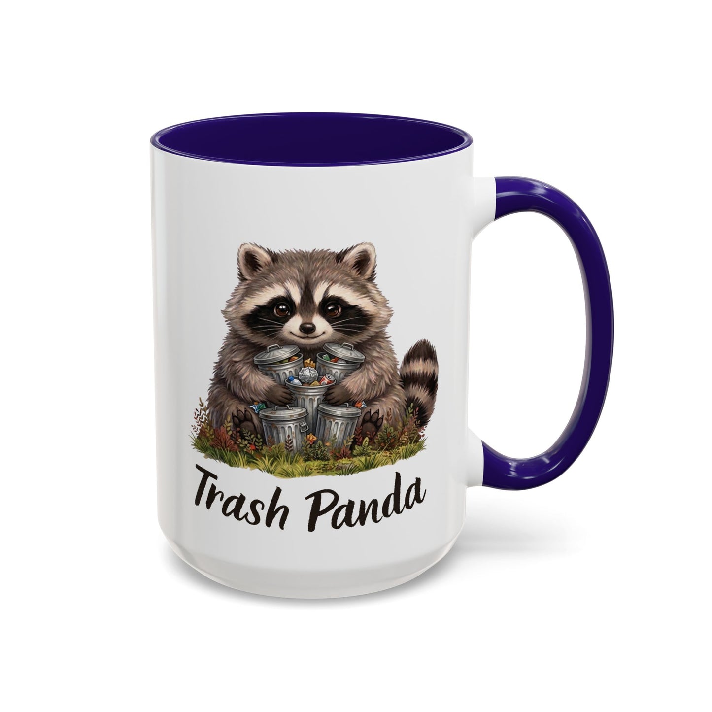 Racoon (Trash Panda) Hug Coffee Mug | Cute Racoon Forest Animal Accent Mug (11oz / 15oz)