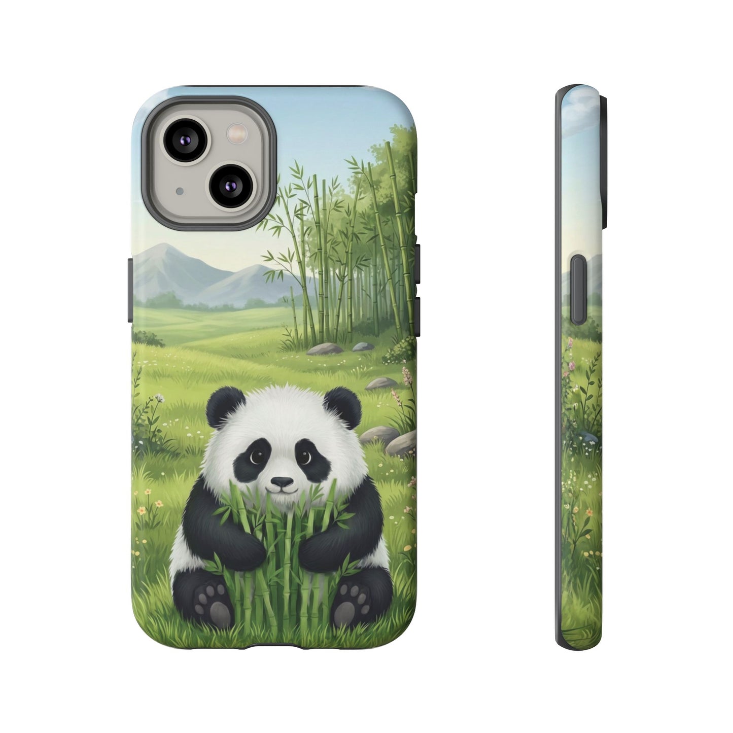 IPhone Phone Case — Cute Bamboo-Loving Panda Protective Cover