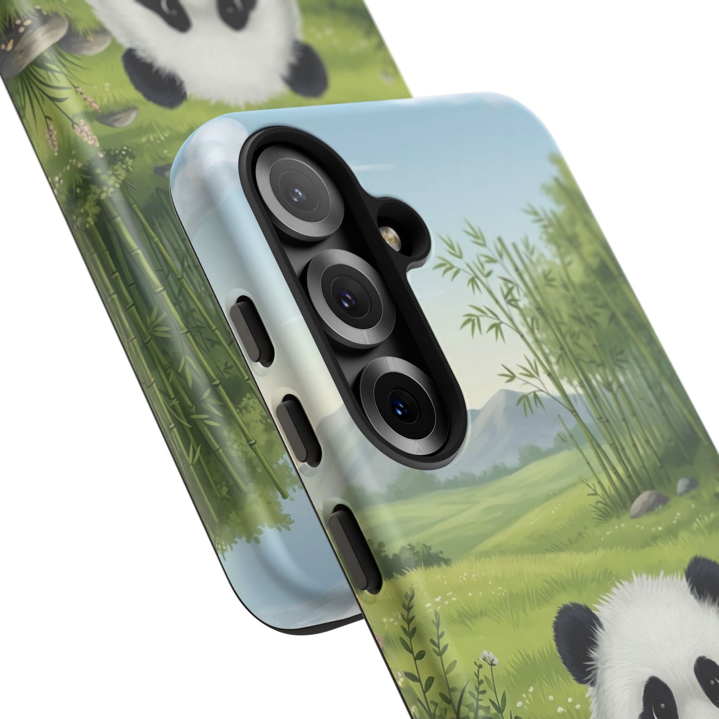 Samsung Galaxy Phone Case — Cute Bamboo-Loving Panda Protective Cover