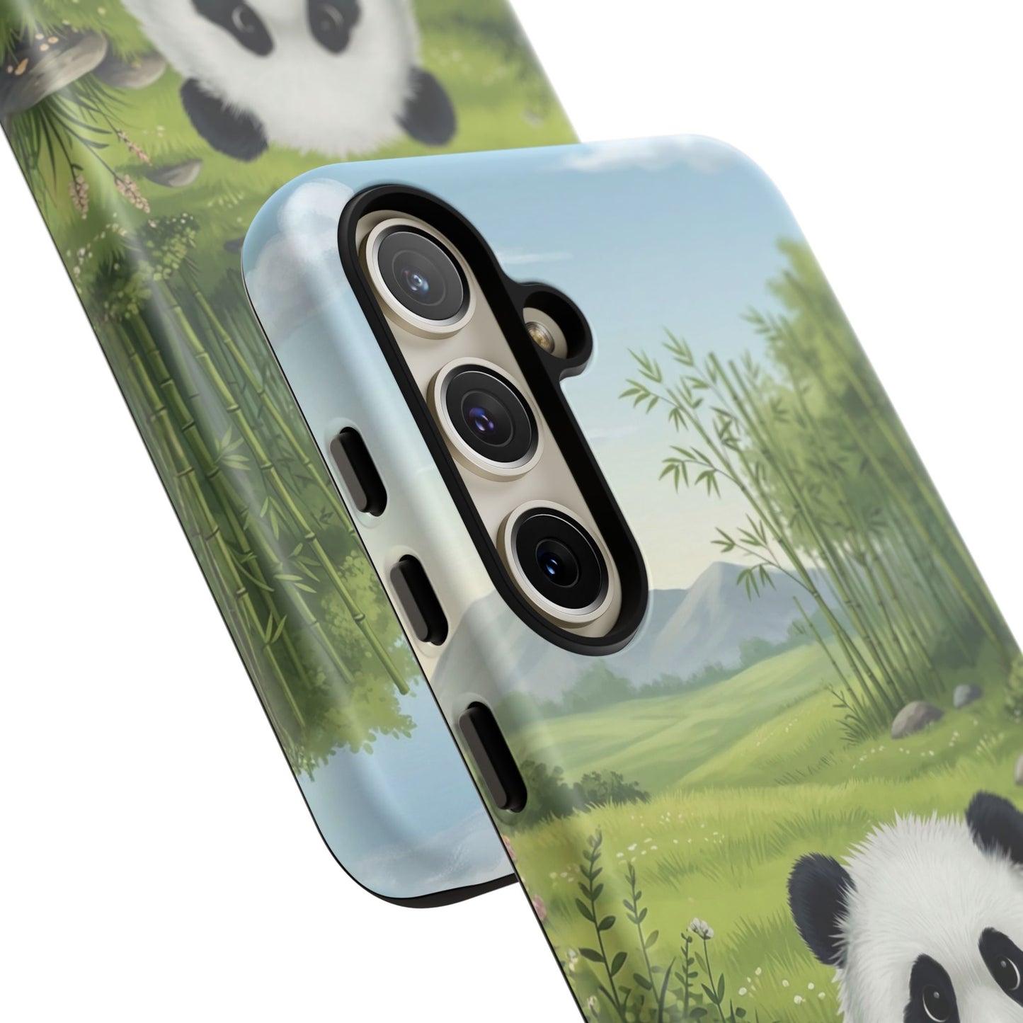 Samsung Galaxy Phone Case — Cute Bamboo-Loving Panda Protective Cover
