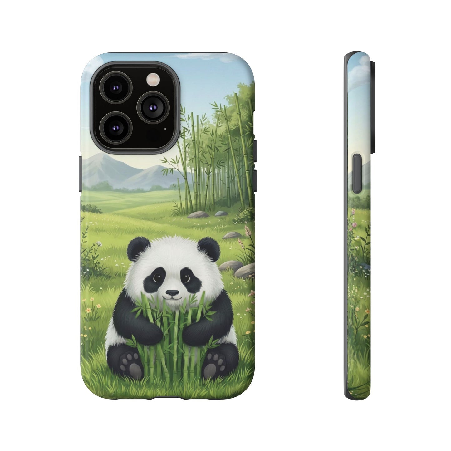 IPhone Phone Case — Cute Bamboo-Loving Panda Protective Cover